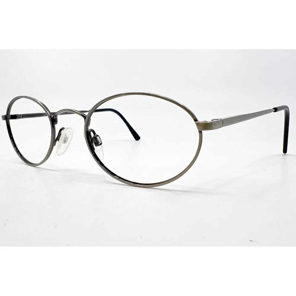 Randolph Eyeglass Frames Unisex Gunmetal RE 801 Oval Metal 48-22-145